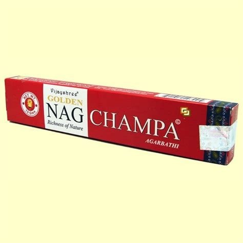INCIENSO GOLDEN NAG CHAMPA ROJO AGARBATHI 15GR