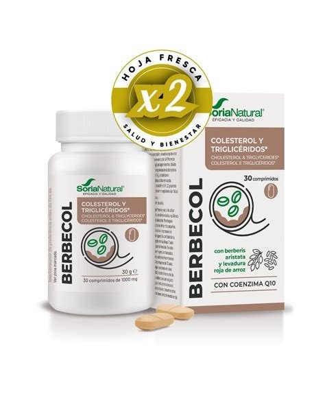BERBECOL SORIA NATURAL 30 COMPRIMIDOS