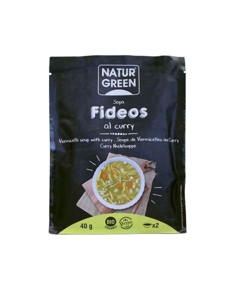 SOPA FIDEOS AL CURRY NATURGREEN