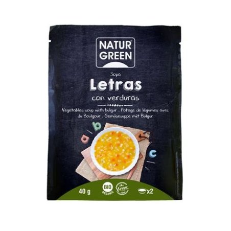 SOPA LETRAS C/ VERDURAS NATURGREEN