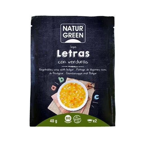 SOPA LETRAS C/ VERDURAS NATURGREEN