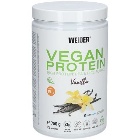 VAINILLA VEGAN PROTEIN WEIDER 750 G