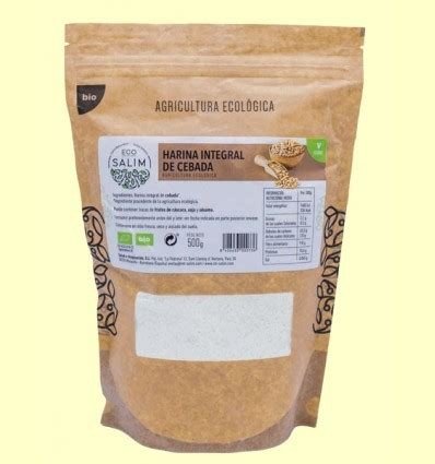 HARINA CEBADA INTEGRAL ECO 500GR ECOSALIM