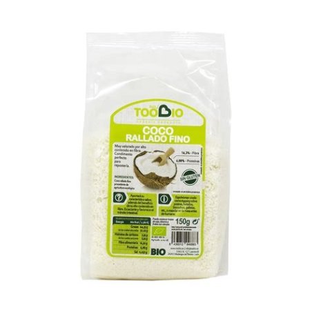 COCO RALLADO FINO 150G TOOBIO