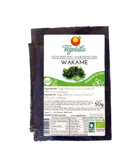 WAKAME ALGA VEGETALIA 50 G