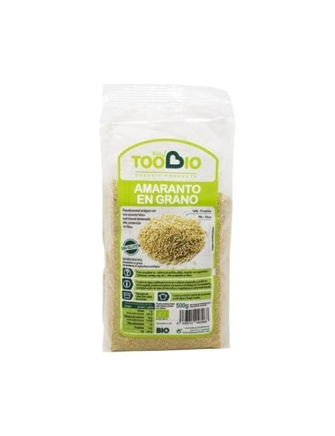 AMARANTO EN GRANO TOOBIO 500 GR
