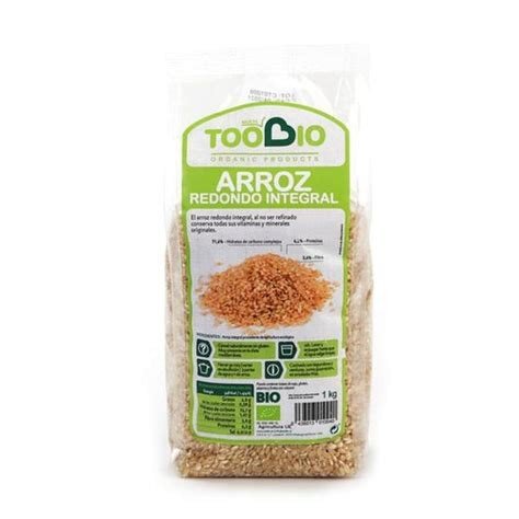 ARROZ REDONDO INTEGRAL 1 KG TOOBIO