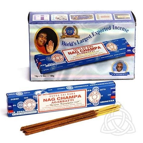 INCIENSO NAG CHAMPA AZUL SATYA