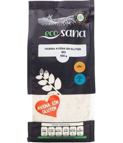 HARINA AVENA SIN GLUTEN 500 G ECOSANA