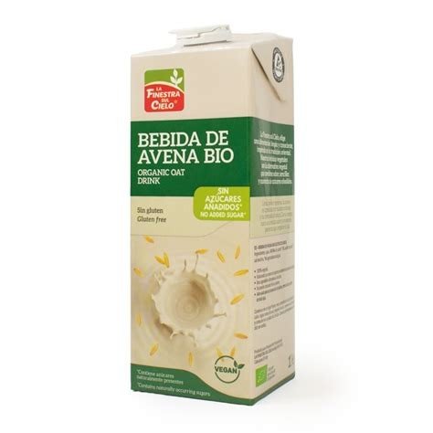 BEBIDA DE AVENA SIN GLUTEN LA FINESTRA SUL CIELO 1 L