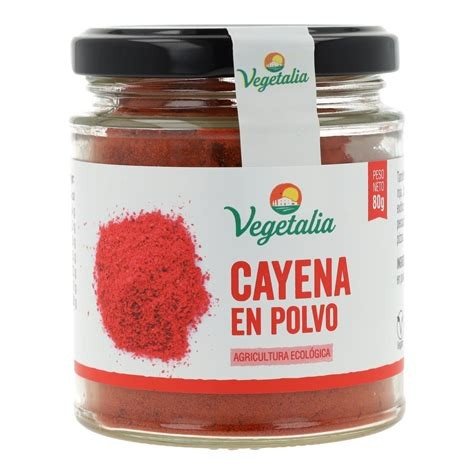 PIMIENTA CAYENA EN POLVO BIO 80 GR -VEGETALIA-