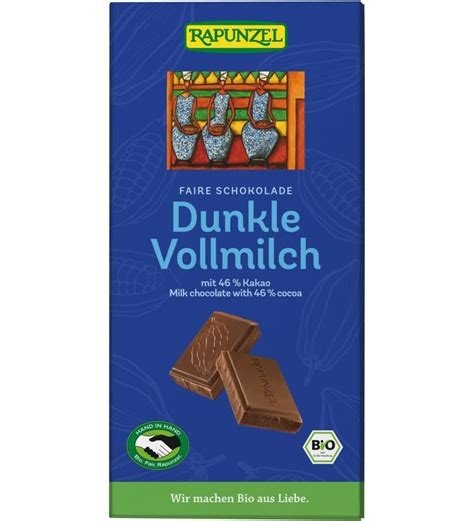 CHOCOLATE CON LECHE 46 % CACAO RAPUNZEL