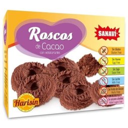 ROSCOS DE CACAO S/GLUTEN S/AZUCAR SANAVI