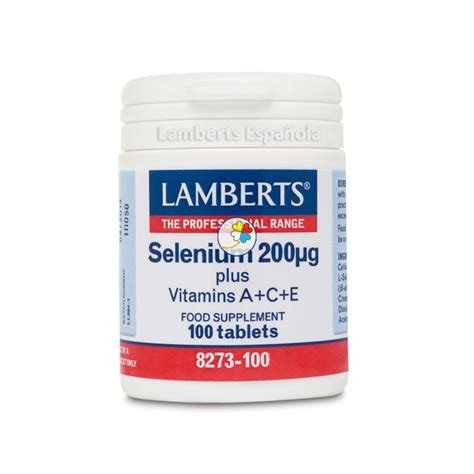 SELENIO A+C+E 100 TABLETAS LAMBERTS