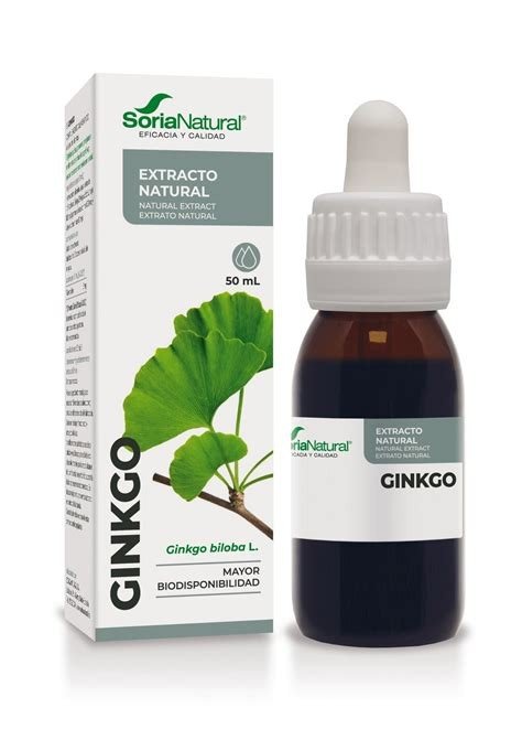 EXTRACTO DE GINKGO BILOBA XXL 50 ML SORIA NATURAL