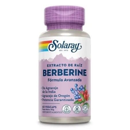 BERBERINE 60 CAPSULAS SOLARAY