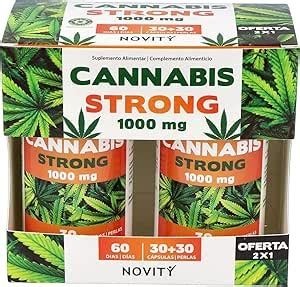 CANNABIS STRONG 30+30 PERLAS-DIETMED