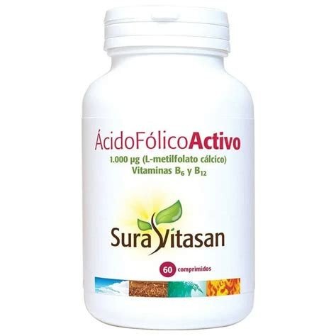 ACIDO FOLICO ACTIVO 60COMP SURA VITASAN