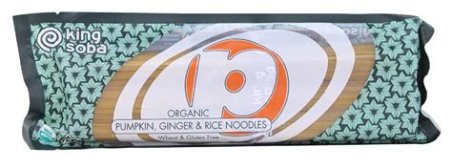 TALLARINES ARROZ INTEGRAL JENGIBRE Y CALABAZA 250 GR KING SOBA