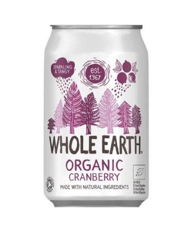 REFRESCO ARANDANO ROJO BIO S/AZUCAR WHOLE EARTH