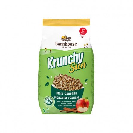 Krunchy Sun Manzana Canela Barnhouse 375g
