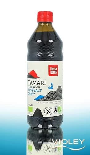 TAMARI 25% MENOS SAL SIN GLUTEN LIMA 500ML