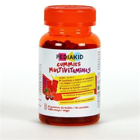PEDIAKID GOMINOLAS 60 OSITOS MULTIVITAMINAS