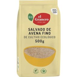 SALVADO DE AVENA FINO BIO 500 G EL GRANERO