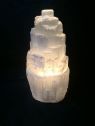 LAMPARA DE SELENITA CATEDRAL 20-25 CMS