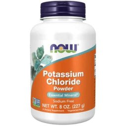 CLORURO DE POTASIO NOW POLVO 227 GR