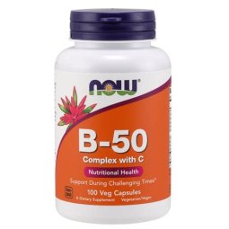 VITAMINA B50 NOW 100 TABLETAS