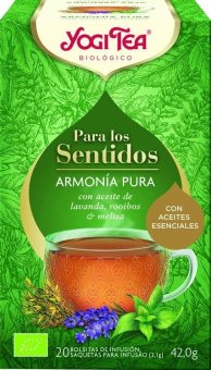 YOGI TEA ARMONIA PURA  PARA LOS SENTIDOS