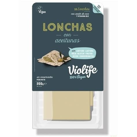 LONCHAS VEGANAS SABOR QUESO Y ACEITUNA