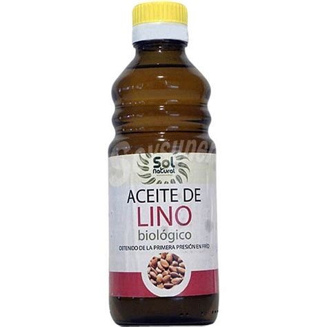ACEITE PRIMERA PRESION LINO SOL NATURAL
