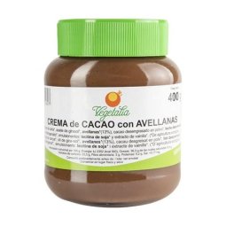 CREMA DE CACAO BIO CON AVELLANAS VEGETALIA 400GR