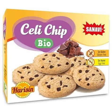 GALLETAS CELI CHIP S/GLUTEN TROZITOS CHOCO SANAVI