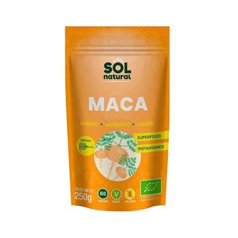 MACA Y VAINILLA POLVO SOL NATURAL