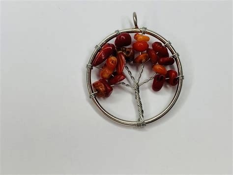 COLGANTE ARBOL DE LA VIDA CORAL