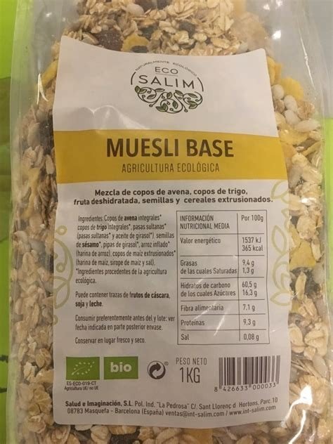 MUESLI BASE FAMILIAR ECOSALIM