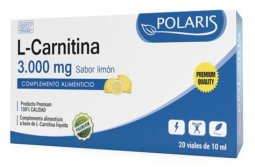 L-CARNITINA 3.000MG POLARIS 20 AMPOLLAS 10 ML