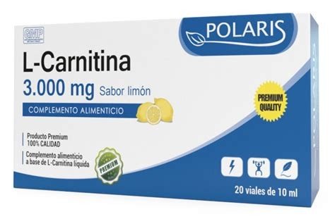 L-CARNITINA 3.000MG POLARIS 20 AMPOLLAS 10 ML