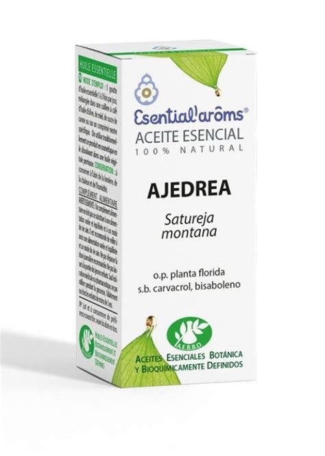 ACEITE ESENCIAL AJEDREA 5 ML ESENTIAL AROMS