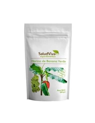 HARINA DE BANANAS VERDES SALUD VIVA 200 GR