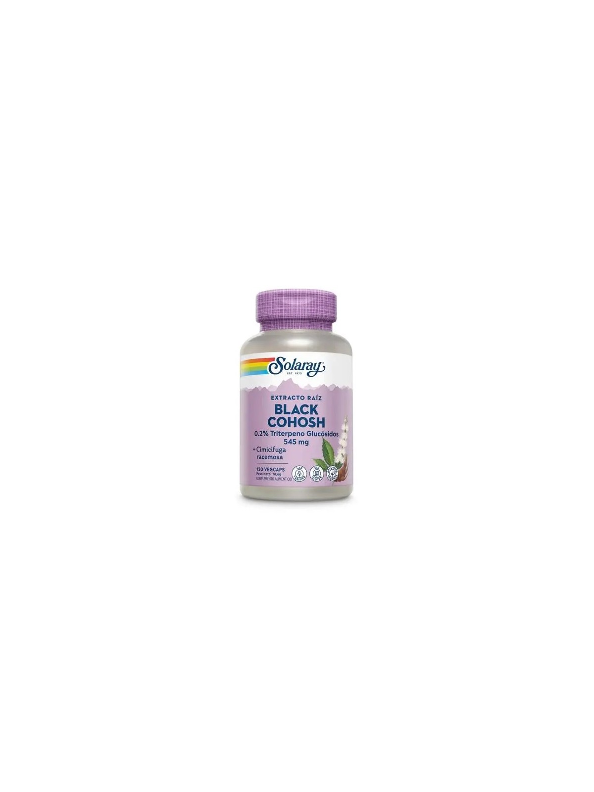 BLACK COHOSH 120 CAPSULAS SOLARAY