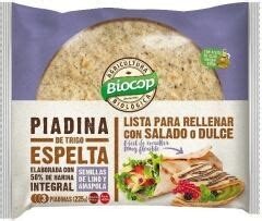 PIADINA ESPELTA C/LINO AMAPOLA BIOCOP