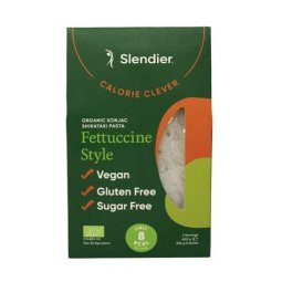 FETTUCCINE PASTA DE KONJAC O SHIRATAKI ESTILO FETUCHINI 400GR SLENDIER
