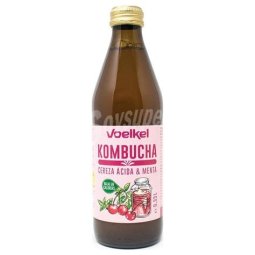 KOMBUCHA CEREZA Y MENTA VOELKEL  33CL