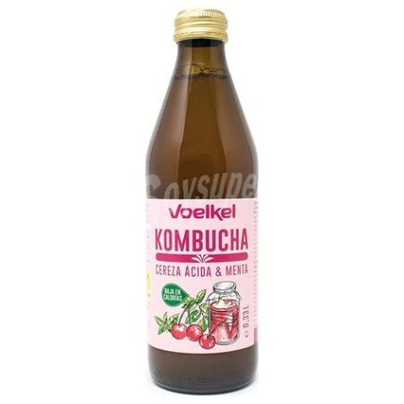 KOMBUCHA CEREZA Y MENTA VOELKEL  33CL