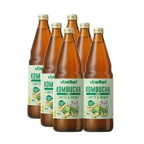 KOMBUCHA LIMA JENGIBRE VOELKEL