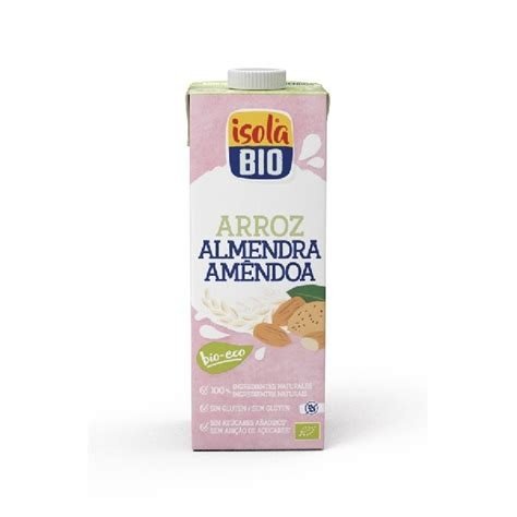 BEBIDA DE ARROZ CON ALMENDRA BIO 1L ISOLA BIO